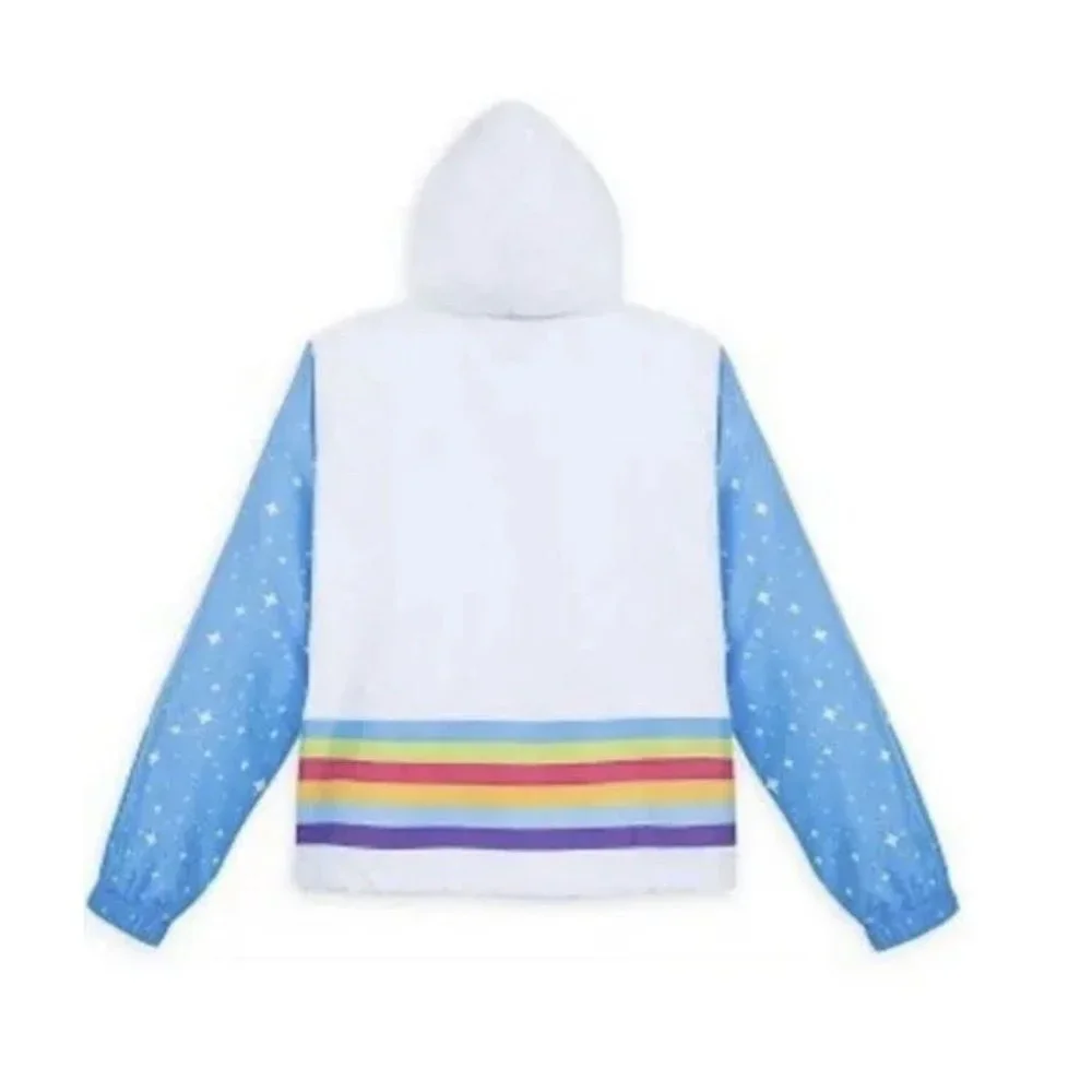 Disney Parks Magic Kingdom Fantasyland Windbreaker Jacket Adult 1X NEW WITH TAGS - Picture 2 of 4